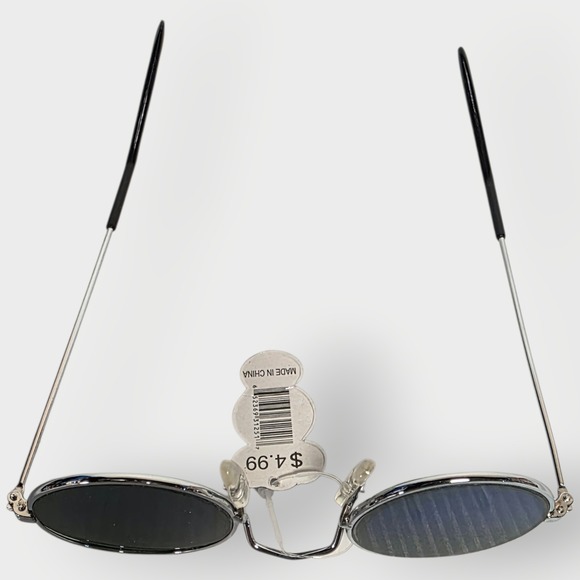 VINTAGE 1990s Smiley Face Sunglasses, Holographic Glasses NEW Old Stock NOVELTY - Picture 4 of 5